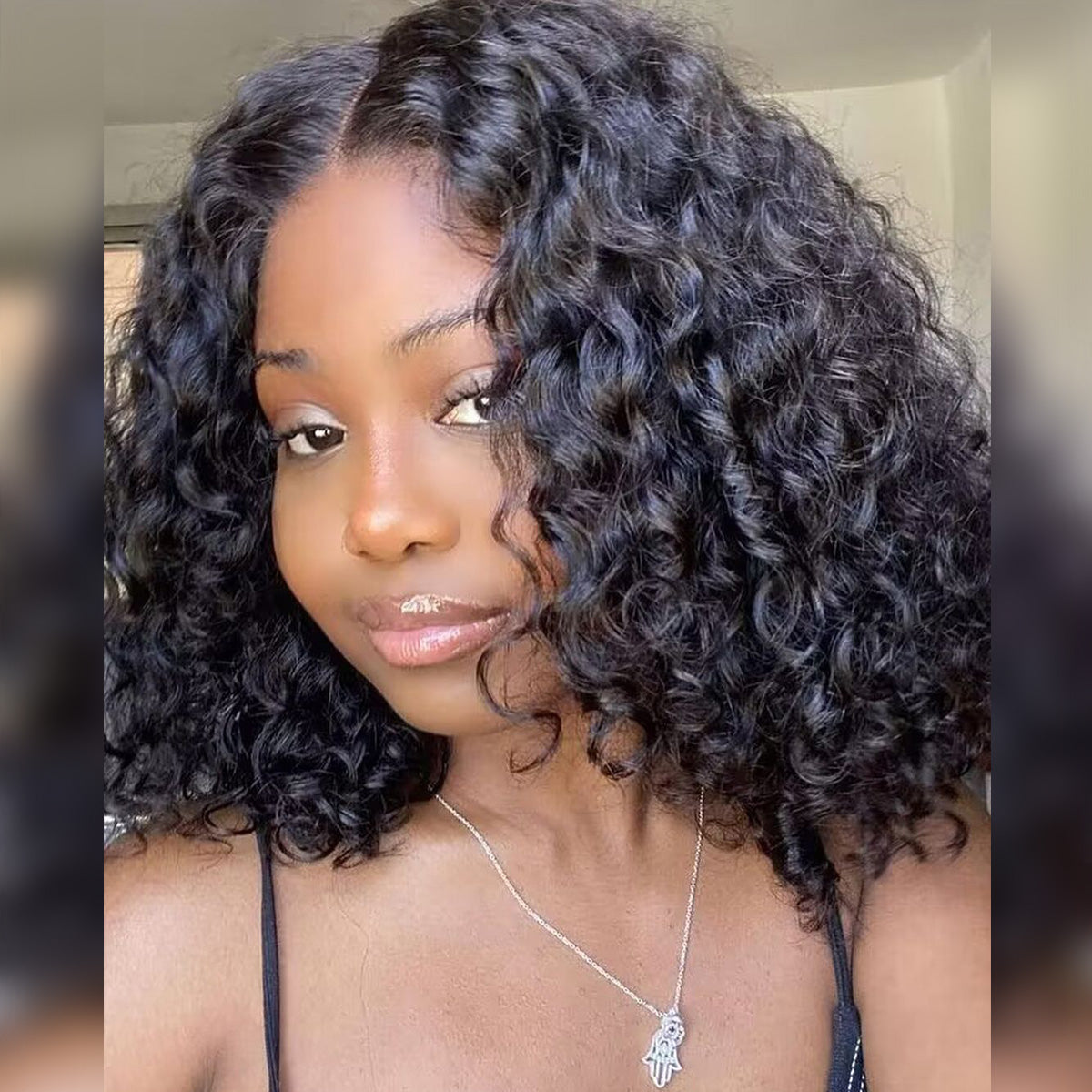 Bouncy Water Wave Short Bob Wig Wear And Go Glueless 6x5 Lace Wig Pre-Bleached Knots