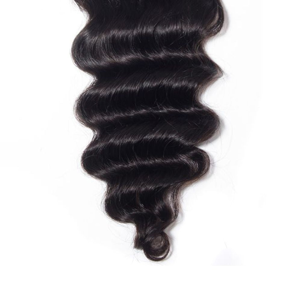 Hair Loose Deep Closure Human Hair Extensions Brazilian Loose Deep Wave Lace Closure