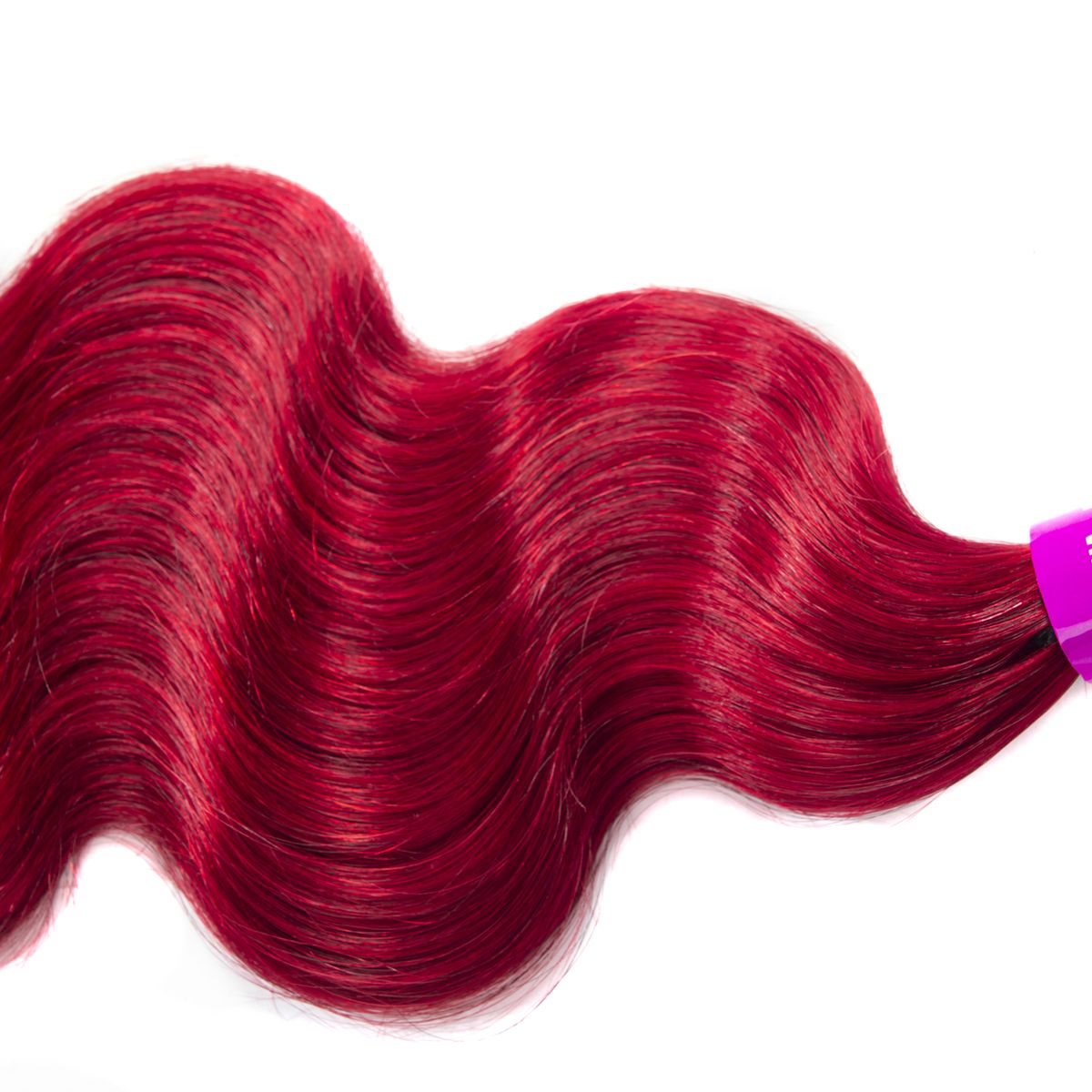 Red Human Hair Bundles Body Wave Virgin Hair