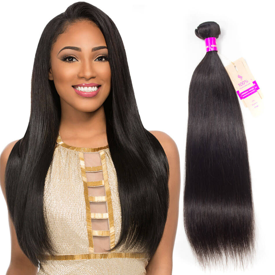 Tinashe Hair Brazilian Straight Hair 100% Unprocessed Straight Human Hair Extensions 1 Bundle