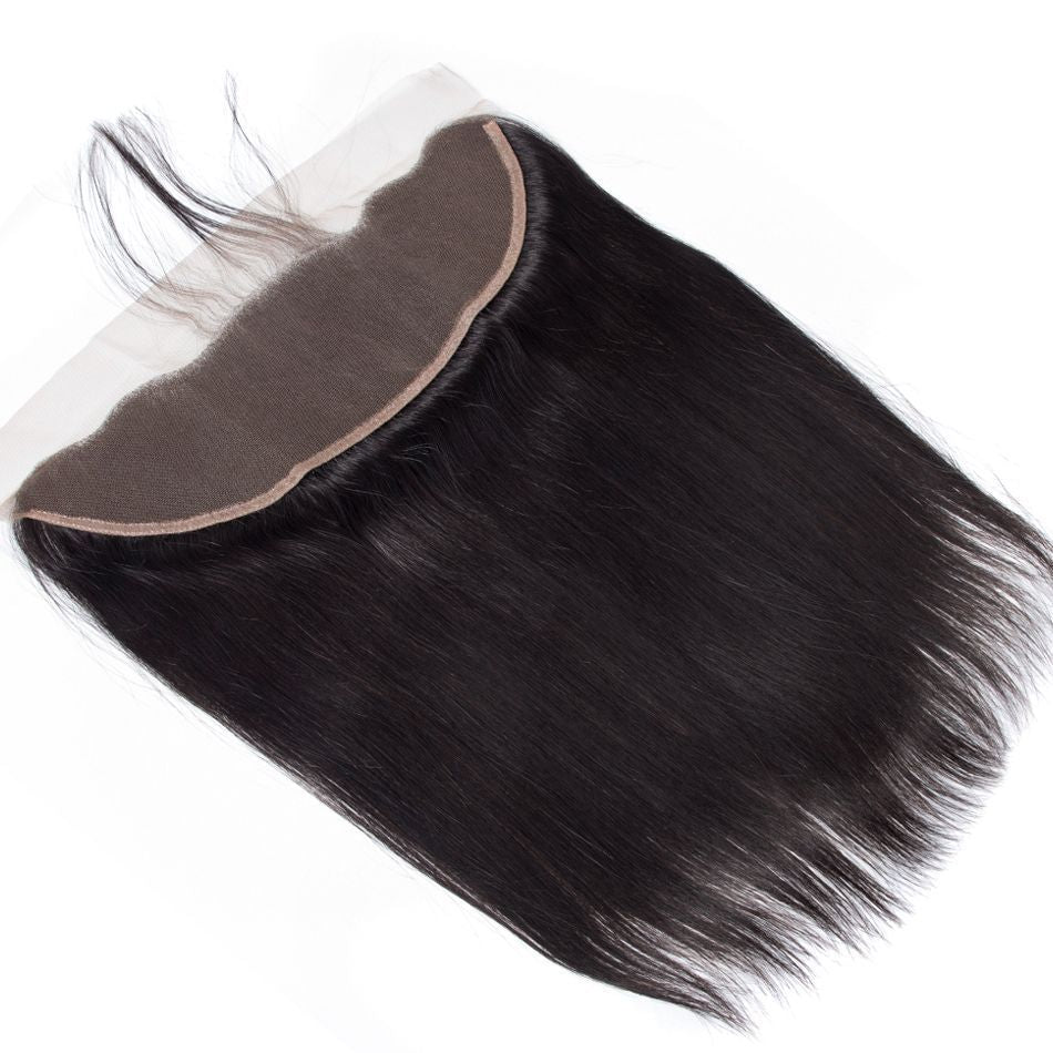 Tinashe Hair Brazilian Straight Lace Frontal Closure 13*4 Straight Human Hair Lace Frontal With Baby Hair