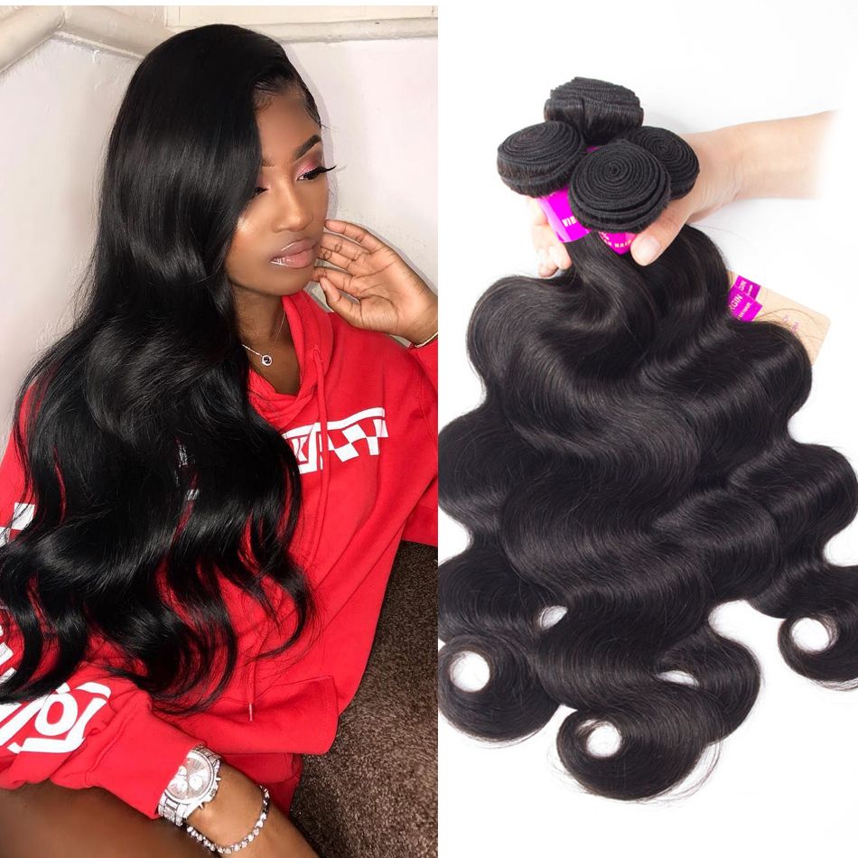 Brazilian Hair Body Wave 4 Bundles Deal Tinashe Hair High Quality Virgin Hair Bundles Brazilian Body Wave Hair Extension