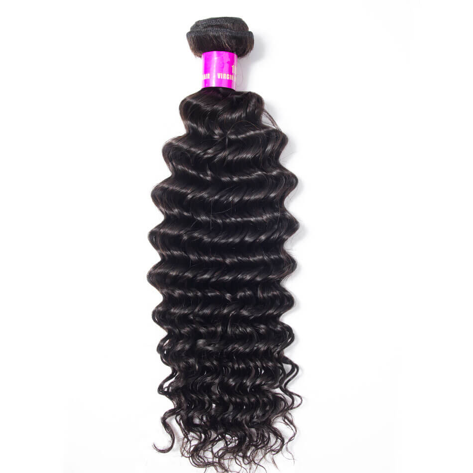 Hair Indian Virgin Hair Deep Wave 3 Bundles Grade Indian Virgin Hair Deep Curly Remy Human Hair Weave