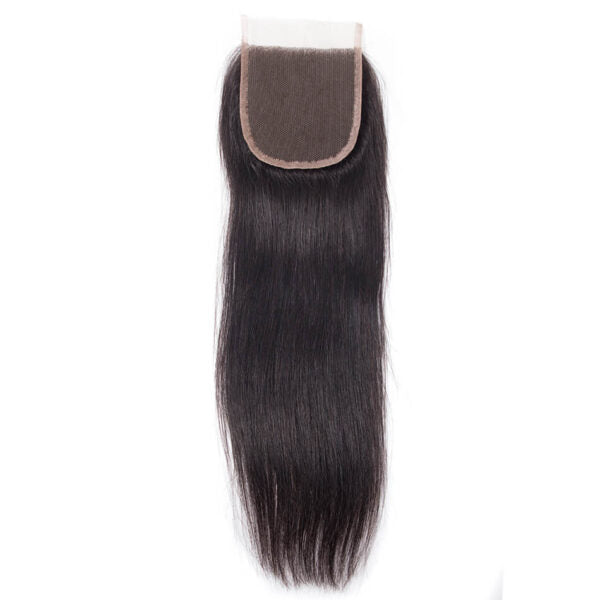 Tinashe Hair 4*4 Lace Closure Straight Brazilian Straight Human Hair Closure Free Part Middle Part Three Part