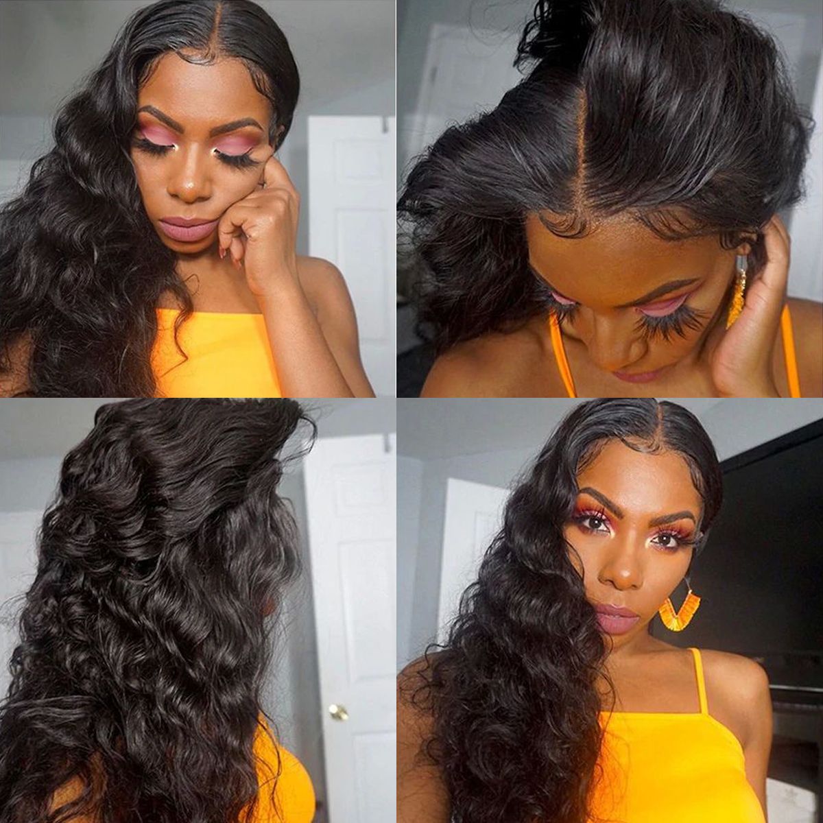 5x5 HD Undetectable Lace Closure Wigs High Quality Loose Deep Wave Lace Wig 180%