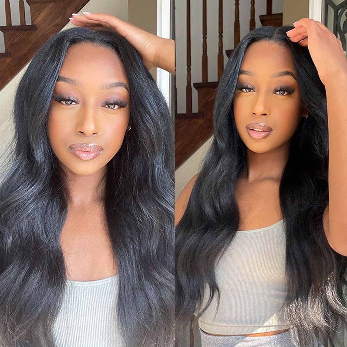 Body Wave V Part Human Hair Wigs No Leave Out Beginnger Friendly Easy Install