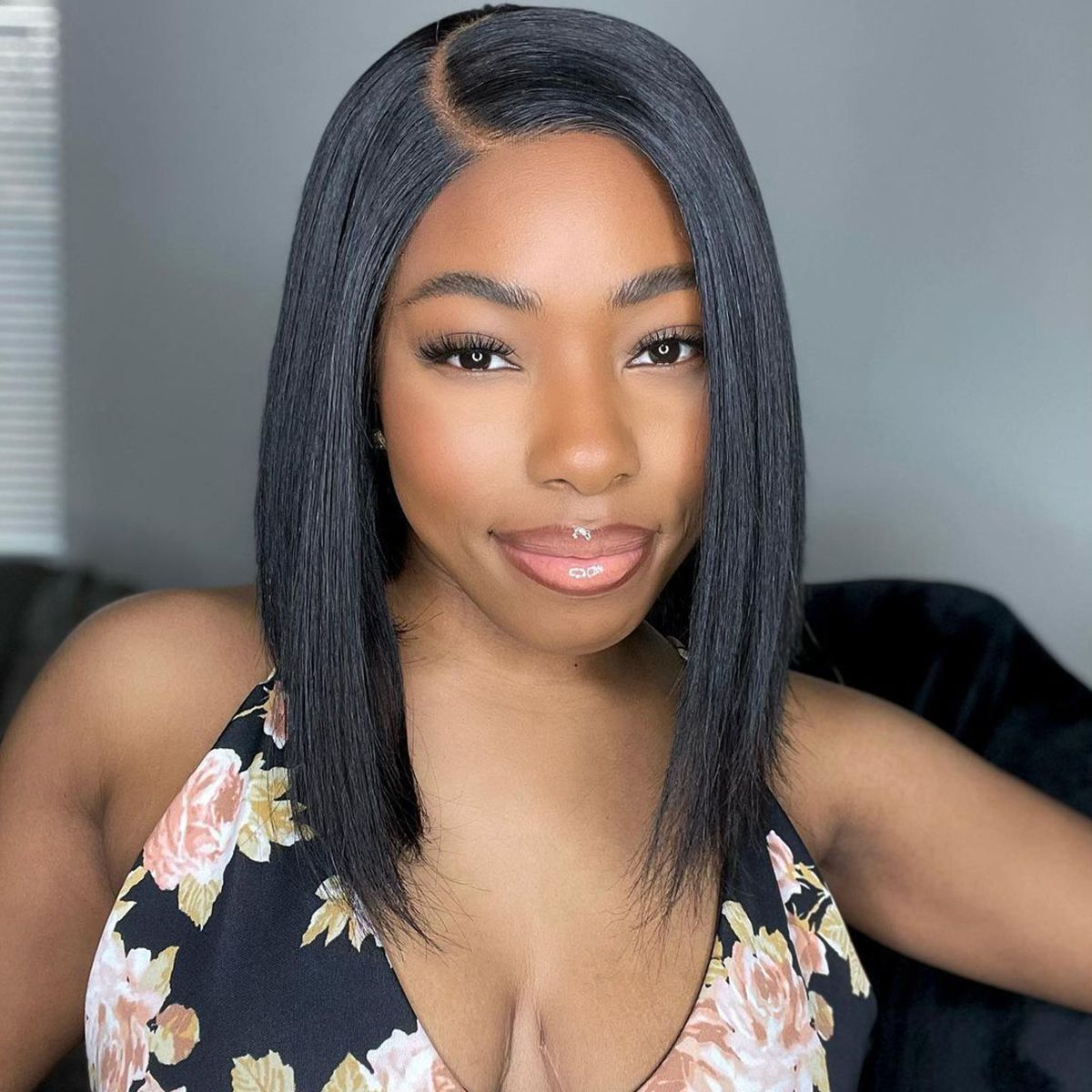 C-Shaped Side Part Straight Bob Wig Minimalist Undetectable HD Lace Human Hair Wig Classic &amp; Chic