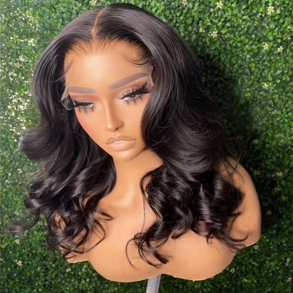 New Body Wave Shoulder Length Wig Glueless HD Lace Front Wig
