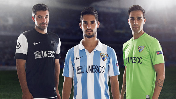 Malaga CF 2012/13 (Away) w/ La Liga badge