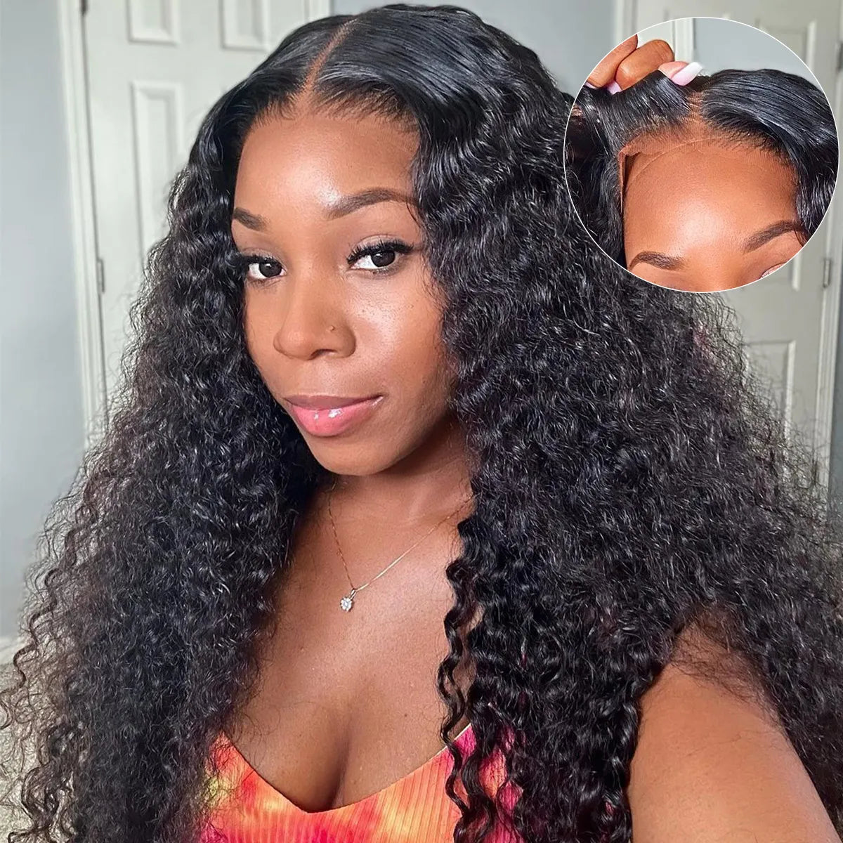 Ready To Go Deep Wave 6x5 Lace Wig Pre-Bleached Knots Glueless Wig Put It On &amp; Go