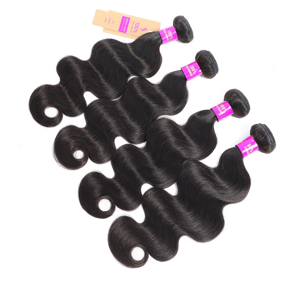 Lace Frontal Closure With Bundles Brazilian Body Wave Hair 4 Bundles With Frontal Hair Brazilian Virgin Hair With Frontal