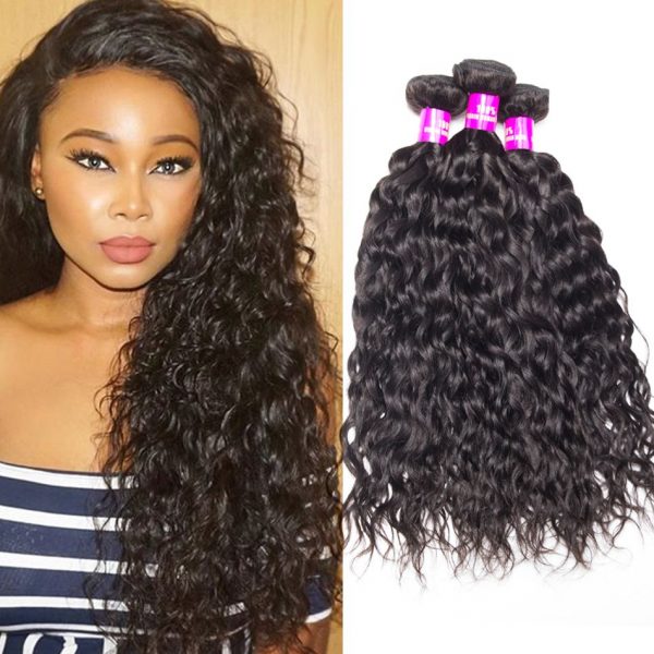 Wet And Wavy Human Hair Weave Bundles Tinashe Hair Brazilian Virgin Hair Water Wave 3 Bundles Natural Hair