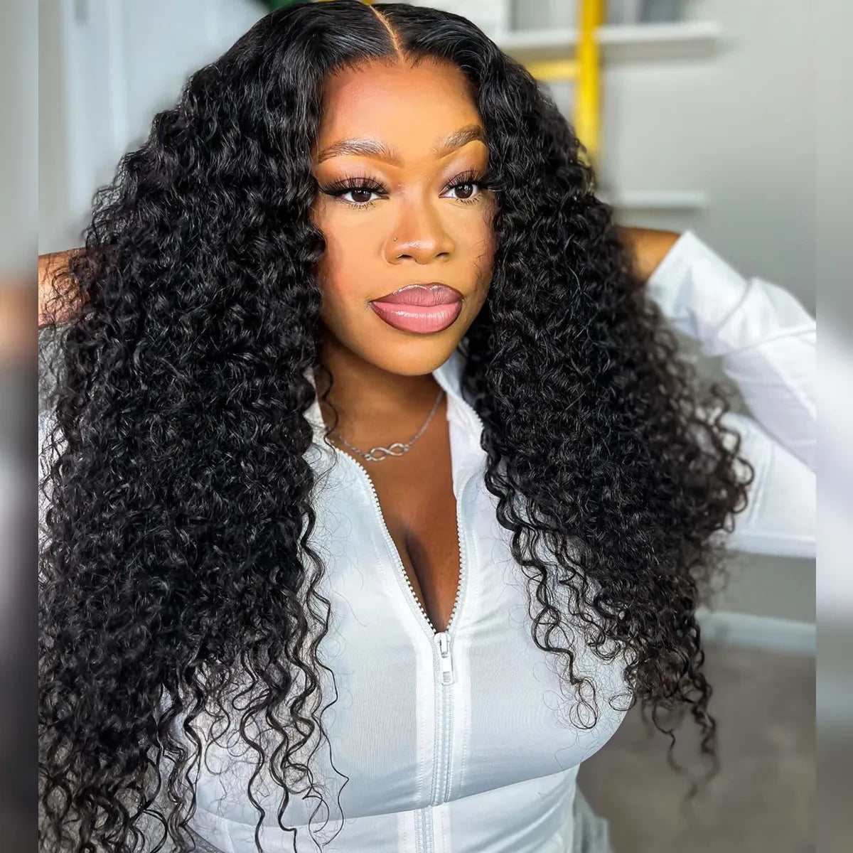 Parting Max 9x6 Lace Wig Deep Wave Ready To Go Glueless Wig Pre-Everything No Skills Needed