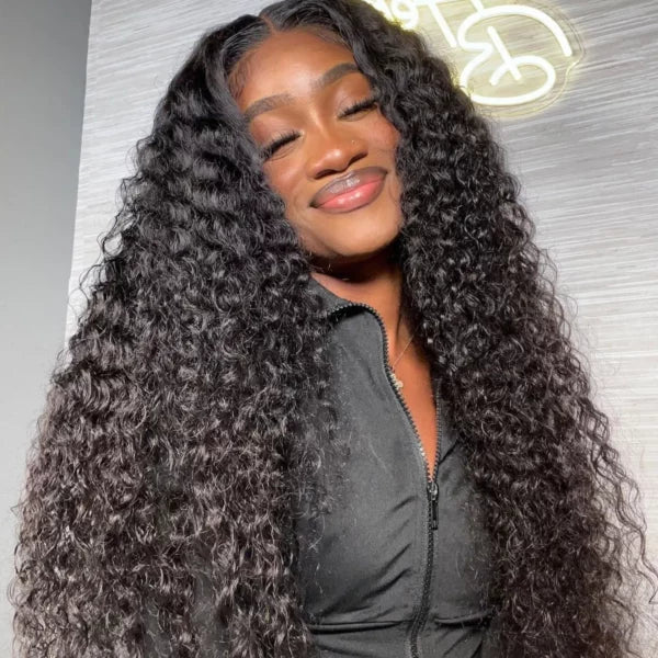 Silk Base Deep Wave 6x5 Lace Closure Ready To Go Pre-Cut HD Lace & Pre-Bleached Knots Glueless Install