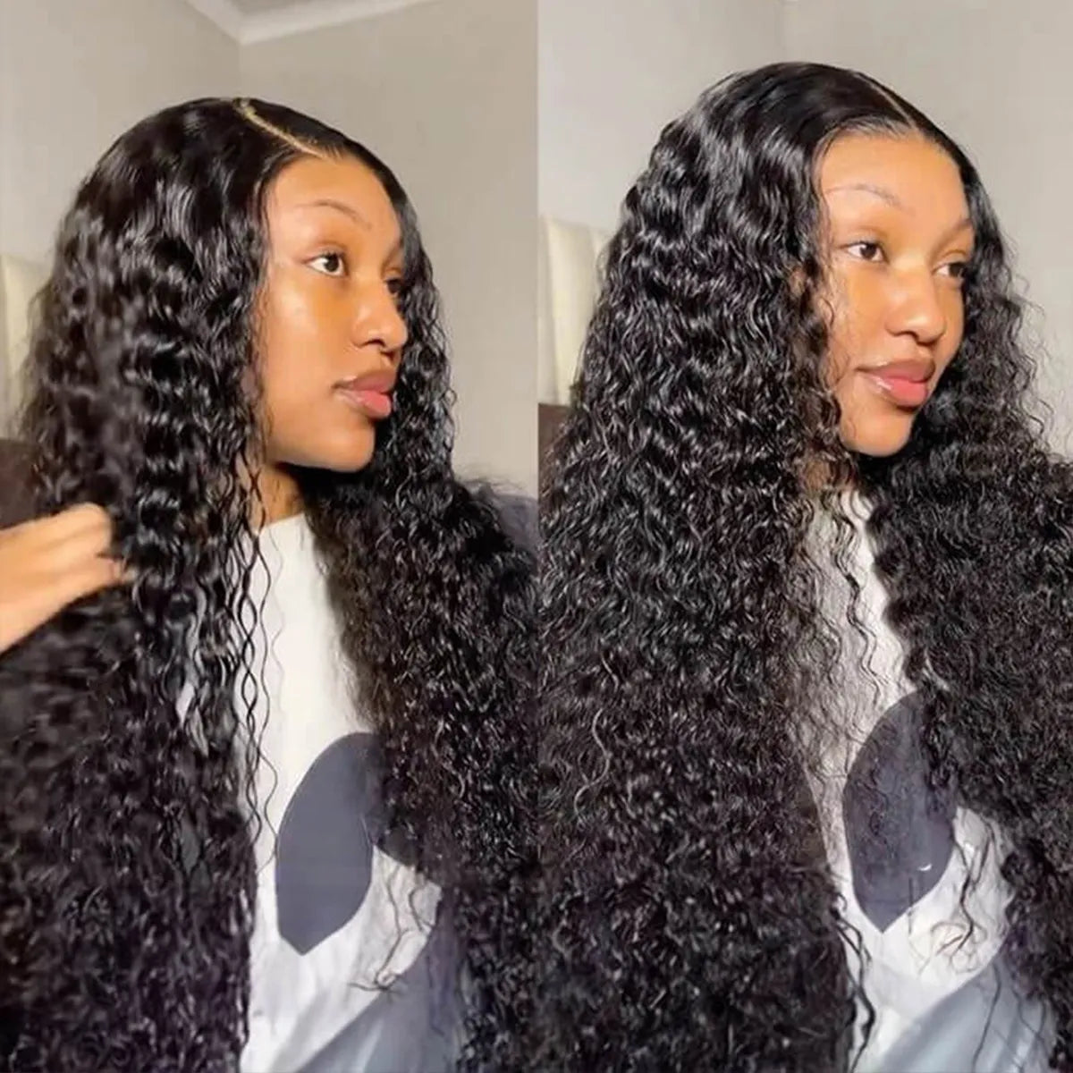Silk Base Deep Wave 6x5 Lace Closure Ready To Go Pre-Cut HD Lace & Pre-Bleached Knots Glueless Install