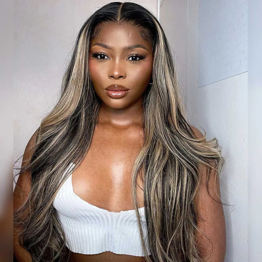 Highlight 1b/22 U Part Wig Body Wave / Straight No Glue Easy Install
