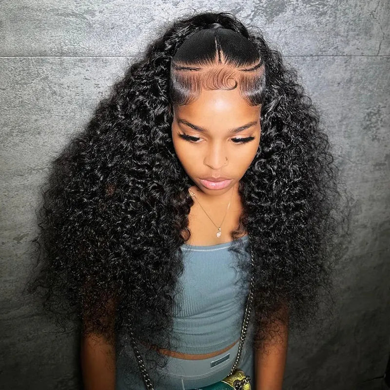 Pre-Braided 9x6 Lace Wig Deep Wave Flexi-Fit Glueless Wig Pre-Everything