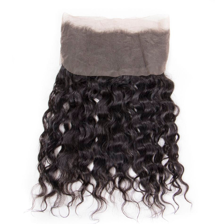 Brazilian Water Wave Bundles with 360 Frontal for Full Head Virgin Human Hair