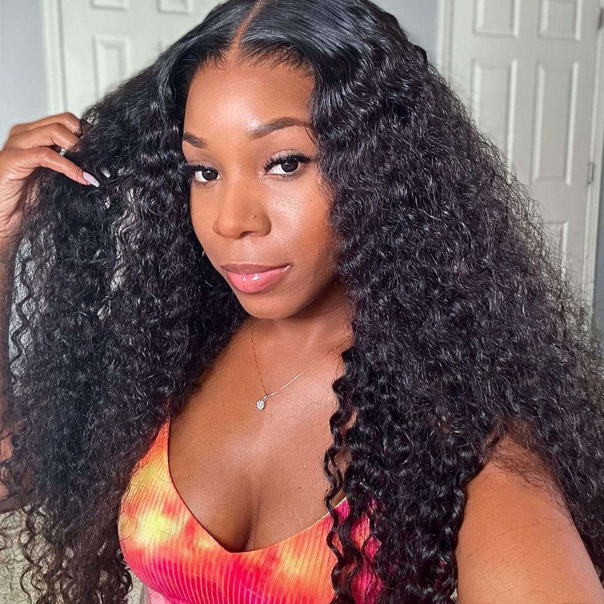 Pre-Everything Wear And Go Glueless Lace Wig Deep Wave Pre-cut Lace Closure Wig Easy Install
