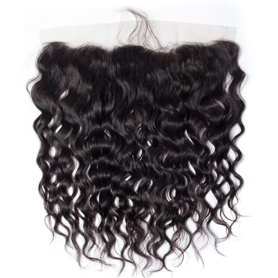 Tinashe Hair 13*4 Lace Frontal Closure Water Weave Brazilian Wet Any Wavy Frontal Closure Human Hair Extensions